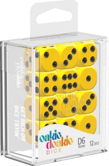 Set 12 Dados D6 16mm - Solid6