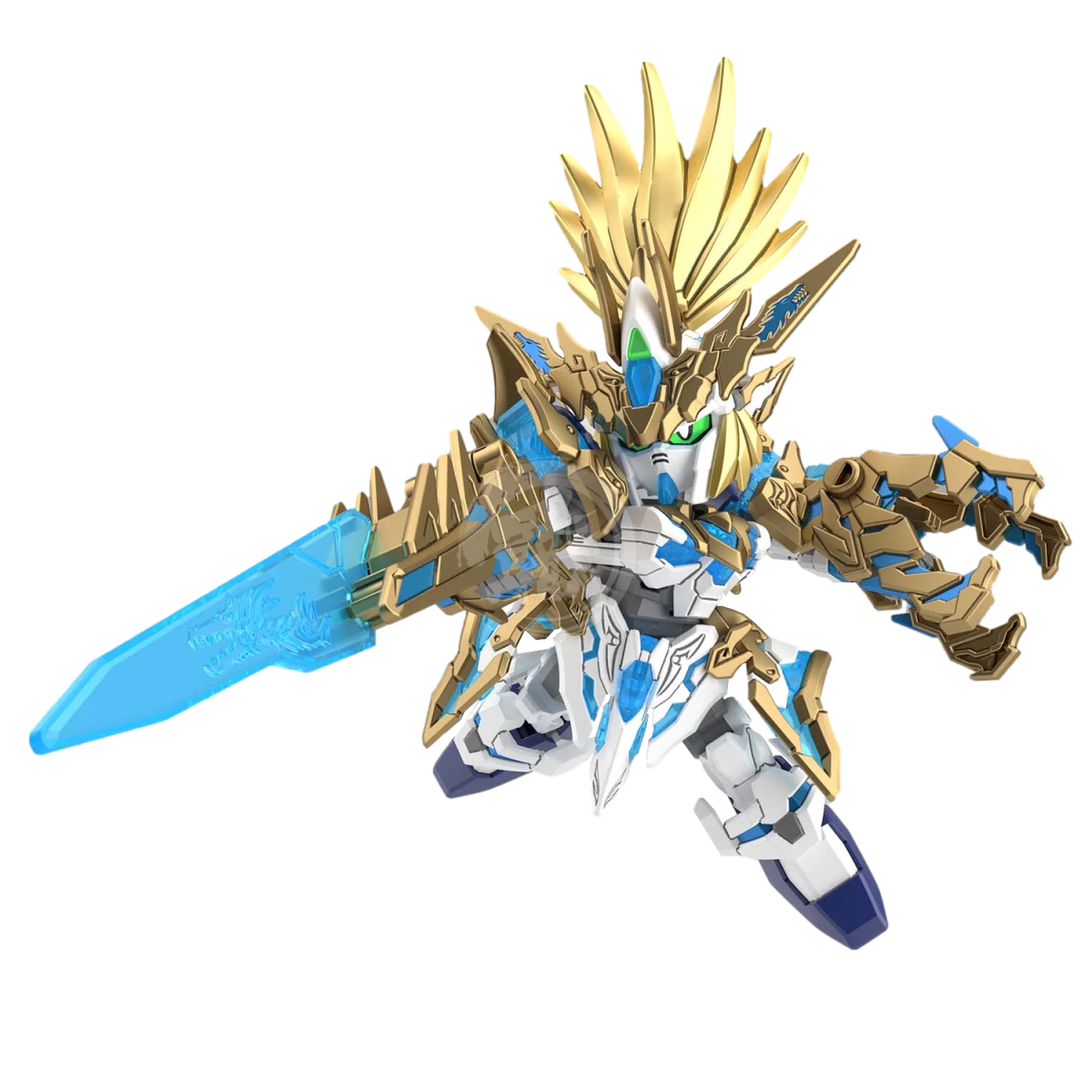 Model Kit Bandai Hobby SD: World Heroes Long Zun Liu Bei Unicorn Gundam2