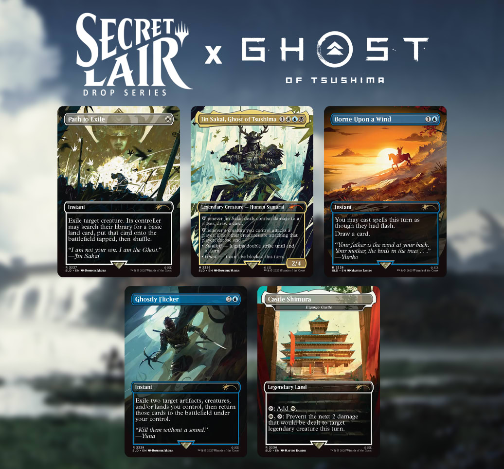 Secret Lair MTG: Ghosts of Tsushima: Shadow Samurai2