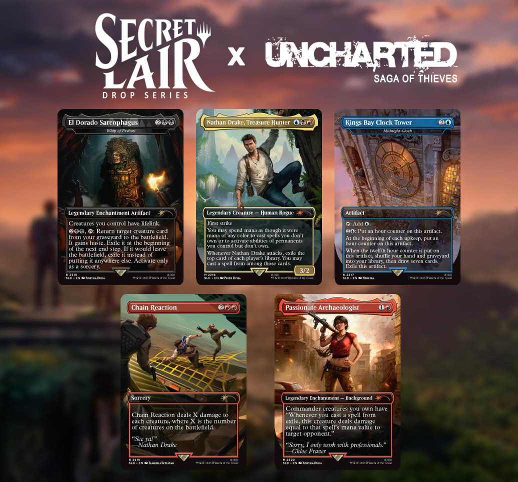 Secret Lair MTG: Uncharted: Saga of Thieves2
