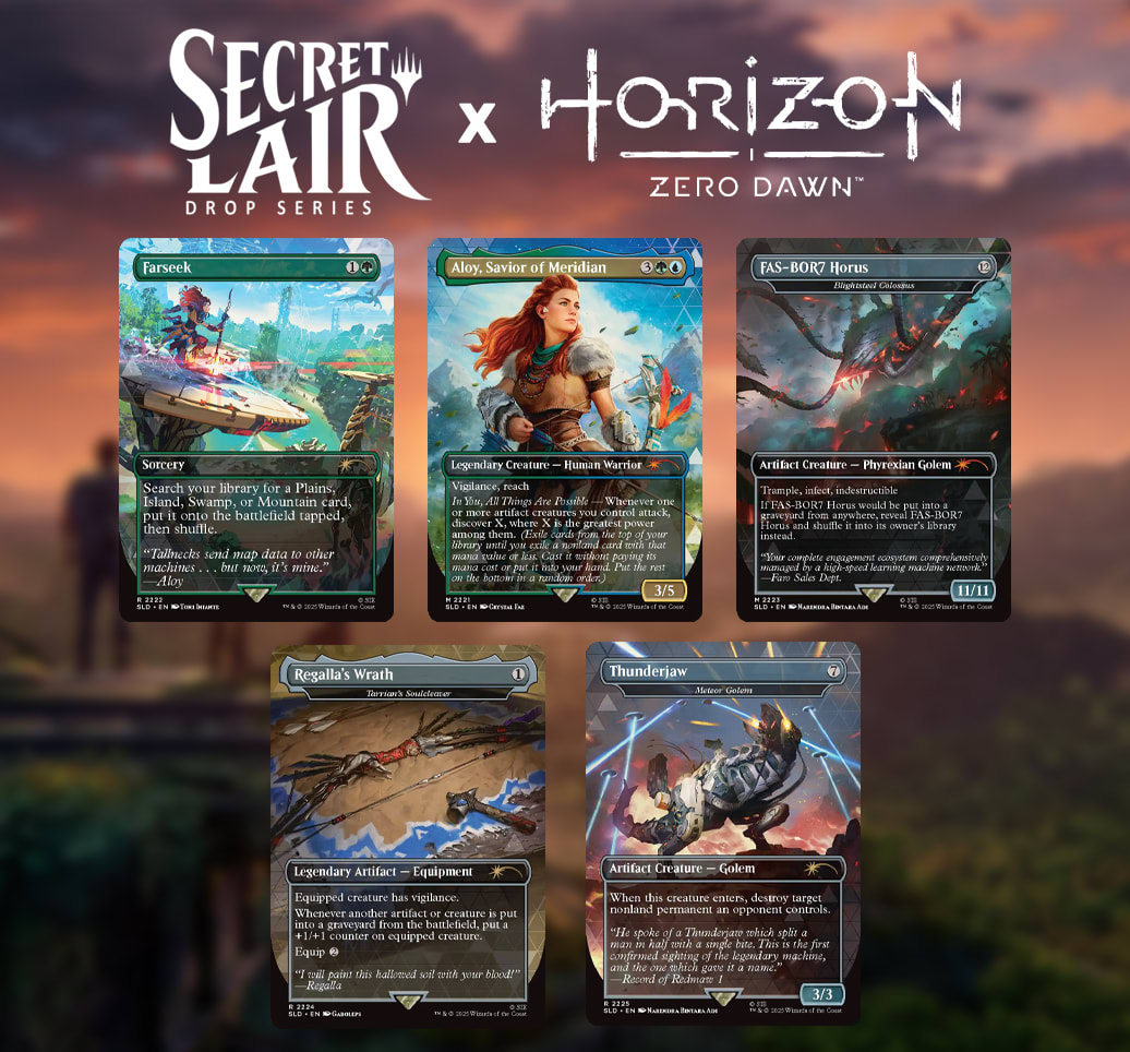 Secret Lair MTG: Horizon: Zero Dawn: Into the Forbidden West2