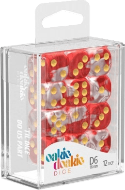 Set 12 Dados Oakie Doakie D6 16mm - Gemidice5