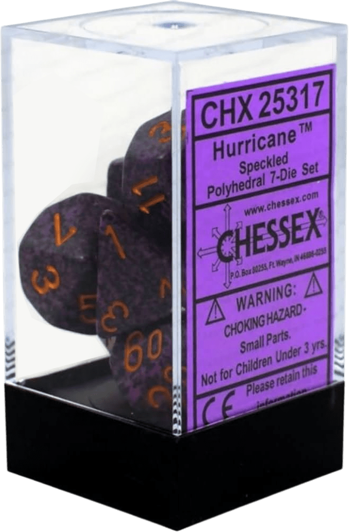 Chessex Die Rol Set Speckled (Hurricane) 0