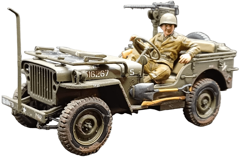 Model Kit Tamiya: Jeep Willys MB 1/4-ton 4X4 Truck2