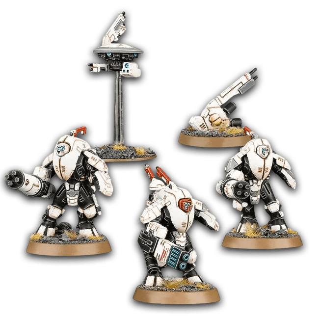 WH 40K T'au Empire: Stealth Battlesuits2
