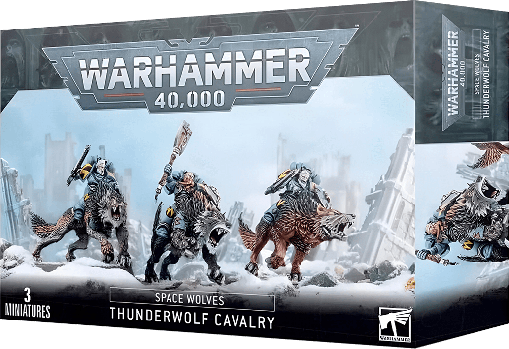 WH 40k Space Wolves: Thunderwolf Cavalry 0