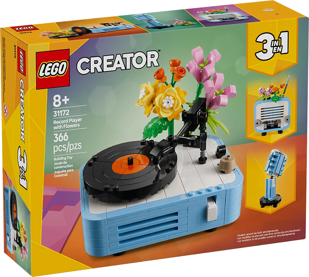 LEGO Creator: Tocadiscos con Flores 0