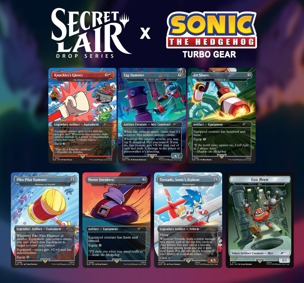 Secret Lair MTG: Sonic (Turbo Gear) (FOIL)2