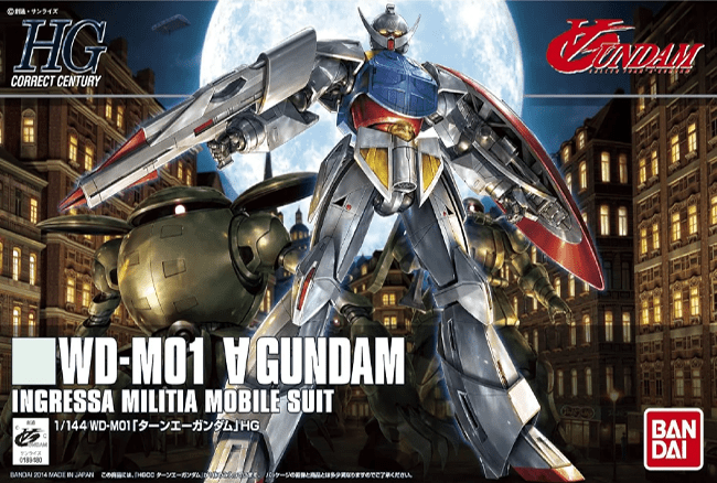 Model Kit Bandai Hobby HG: WD-M01 Turn A Gundam 0