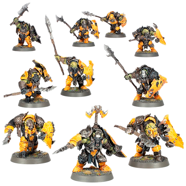 WH AOS Orruk Warclans: Orruk Ardboys2