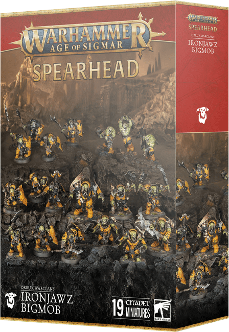 WH AOS Spearhead: Orruk Warclans Ironjawz Bigmob 0