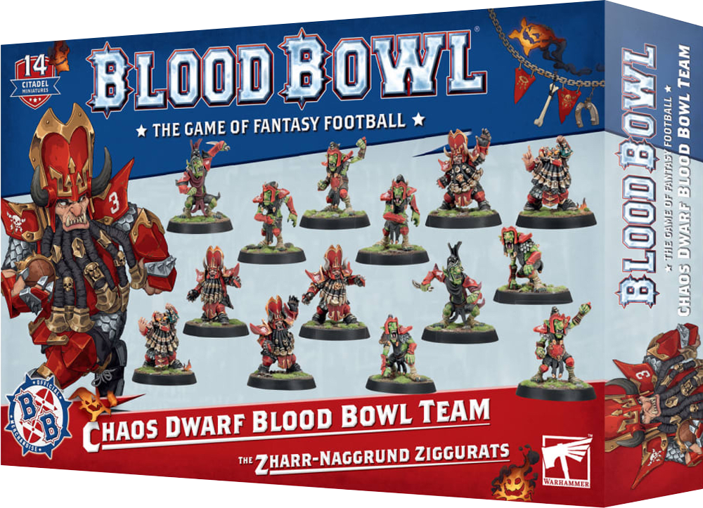 WH Blood Bowl: Chaos Dwarf Team 0