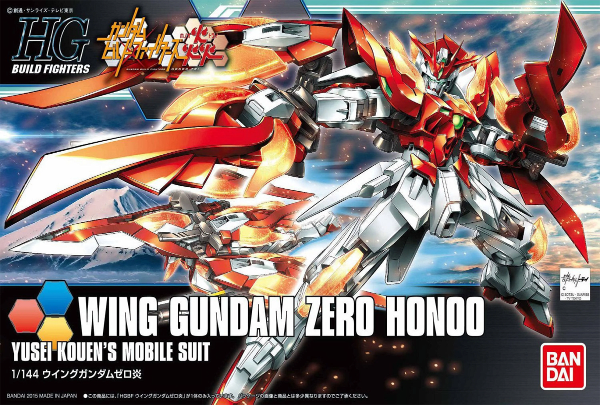 Model Kit Bandai Hobby: HGBF 1/144 Wing Gundam Zero Honoo 0