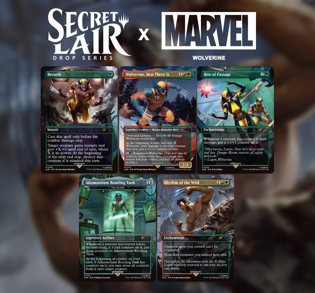 Secret Lair MTG: Marvel Wolverine (FOIL)2