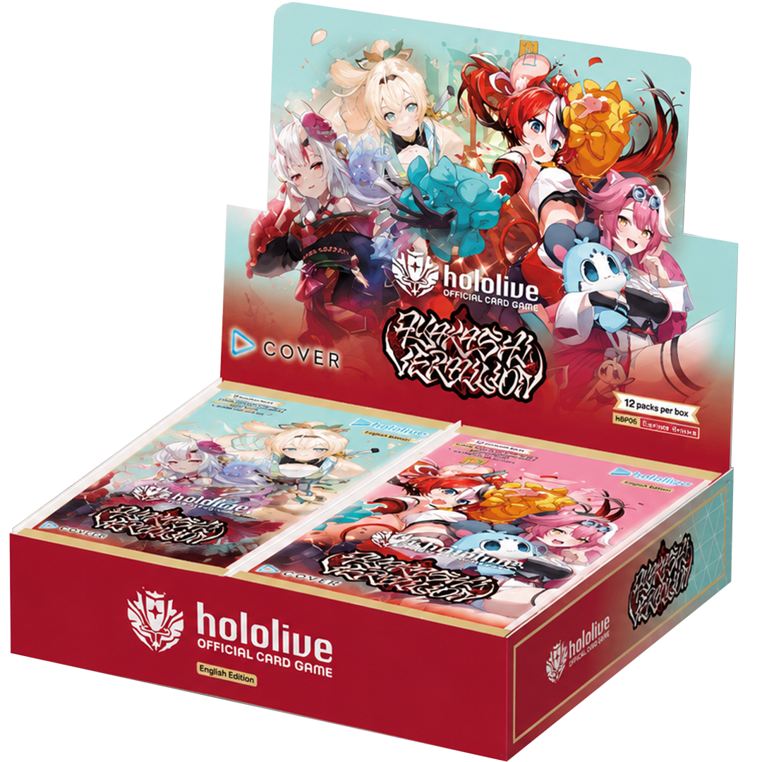 Caja de Sobres Hololive OCG: hBP06 Ayakashi Vermilion | Top 8 Game