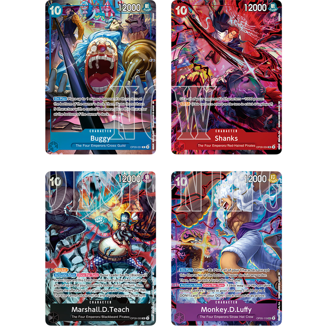 ワンピースカード 2nd anniversary set 8枚セット PREMIUM BANDAI ONE PIECE カードゲーム English 2nd ANNIVERSARY SET