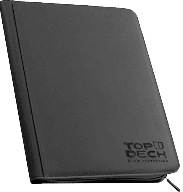 Carpeta Top Deck Premium Binder 4 Bolsillos (Negra) | Top 8 Game Center