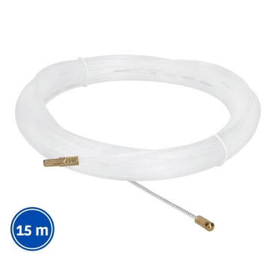 Pasacable electrica nylon 15m cable truper