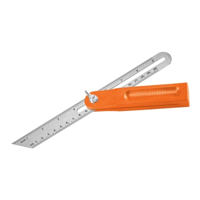 ESCUADRA FALSA PROFESIONAL ACERO INOXIDABLE  8 PULG TRUPER