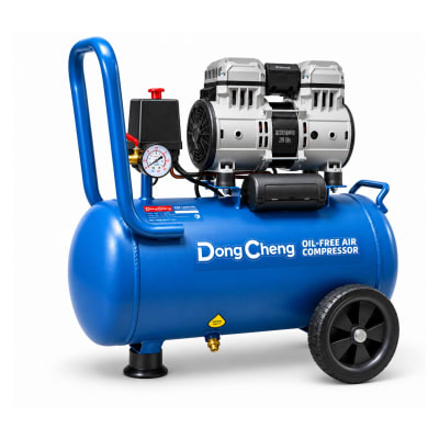 Compresora de Aire Silenciosa 30L 1200W Sin Aceite DongCheng DQE1200/30L