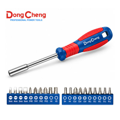 Set de Desarmadores Manuales 21 Piezas DongCheng D090690