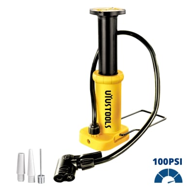 Inflador pedal para pelotas, bicicletas 100 PSI - UYUSTOOLS