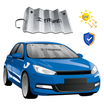 TAPASOL PARA AUTO PARASOL PROTECTOR DE PARABRISAS TRUPER