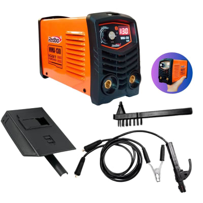Soldadora portátil Maquina de soldar 130A 220V + careta Redbo