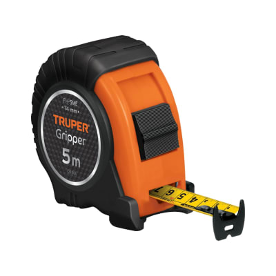 Wincha cinta métrica Gripper 5 m - Truper