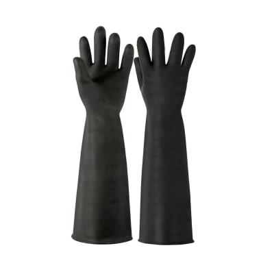 Guantes Látex INDUSTRIAL Puño Largo 8 talla M - TRUPER