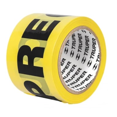 Cinta de seguridad. Precaución. advertencia 100 metros Truper