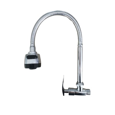 Llave Caño corrugado flexible de acero para pared cocina