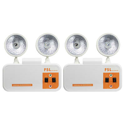 Lámpara de Emergencia LUZ DE EMERGENCIA FSL pck 2 unidades