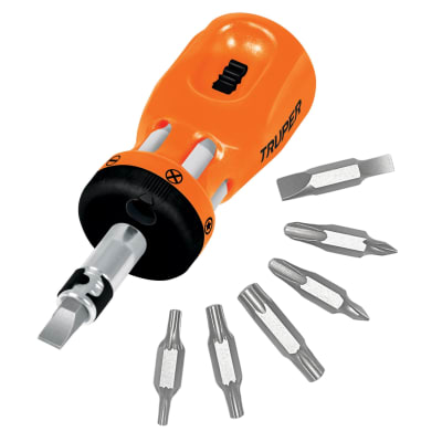 Desarmador tipo trompo 6 puntas dobles, Truper