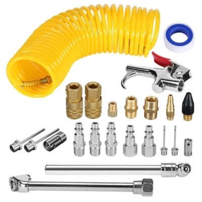 kit de accesorios neumáticos, 20 piezas para compresor de aire