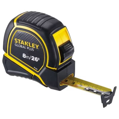 Wincha 8m x 25mm anti impacto Global Plus STANLEY