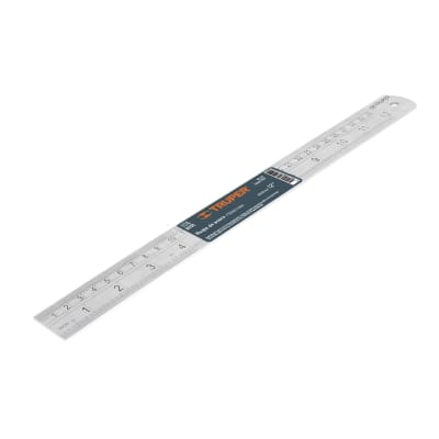 Regla de metal acero inoxidable 30cm - TRUPER