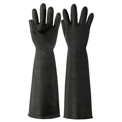 Guantes látex INDUSTRIAL puño largo 9 talla G - TRUPER