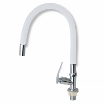Llave de Lavadero Flexible blanco