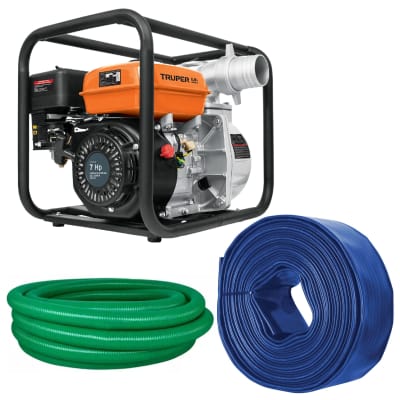 Combo Motobomba 7 HP salida 3