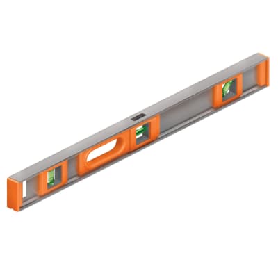 Nivel de mano 61 cm cuerpo de aluminio, Proteccion ABS -- TRUPER