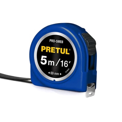 Wincha cinta métrica 5m Azul Pretul