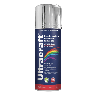 Pintura spray color Aluminio metálico ultracaft