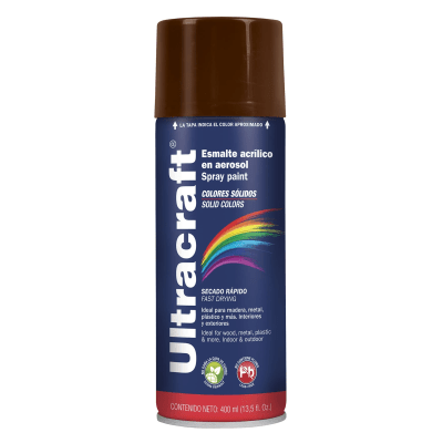 Pintura spray color MARRON BRILLANTE ULTRACRAF