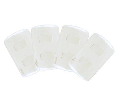 Pack 4 unidades Interruptor doble clásico home light