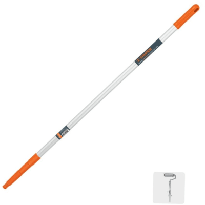 Extensión para pintar telescópica de aluminio para rodillo 270 cm