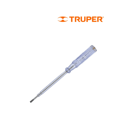 Probador de corriente alterna truper 19cm