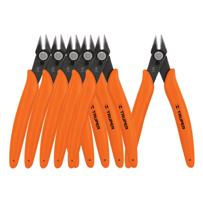 Alicate de corte  pinza de corte para electrónica - 6 Pzs Truper