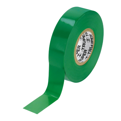 Cinta aislante truper 19mm x 9m VERDE TRUPER