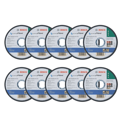 Pack 10 Discos Corte de Metal 4.5 